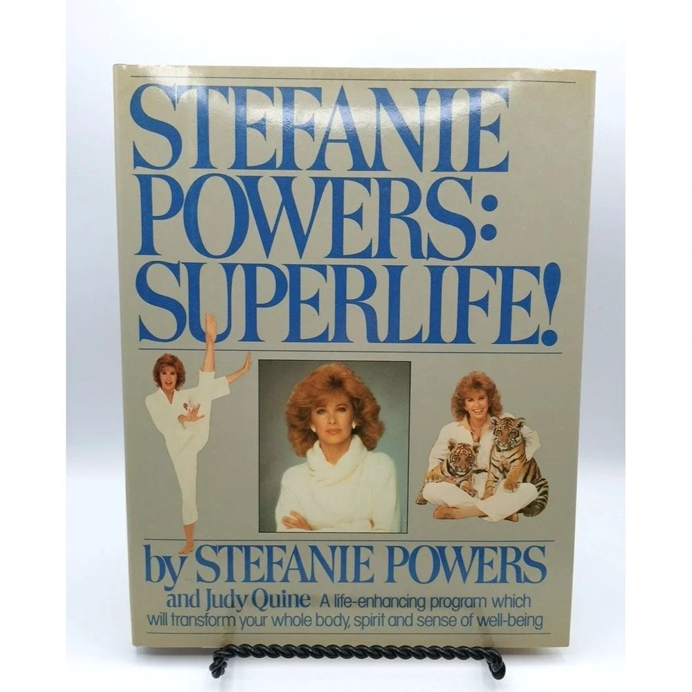 Stefanie Powers Superlife! Stephanie Powers Hardcover 1985 NOS